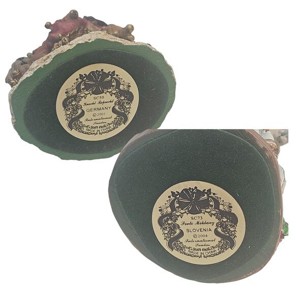 Lot 2 International Santa Collection Figurines Sveti Miklavz/Knecht ReprechtREAD - Picture 5 of 14